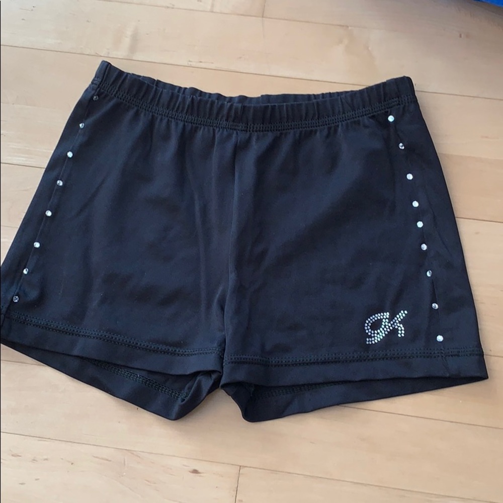 GK gymnastics shorts with gems
